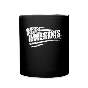 États-Unis Amérique Immigrants Citoyens américains FL américain - Mug uni - noir - Devant