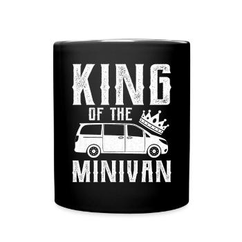 Papa Mode de vie Papa Travailler Papa conduit une -fourgonnette - Mug uni - noir - Devant