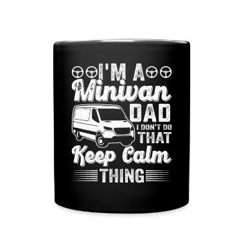 Papas Minivan Papa Mode de vie Papa Papa Conduit Minivan - Mug uni - noir - Devant