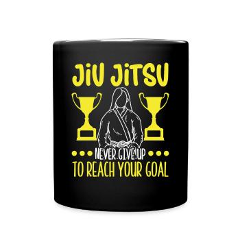 Jiu Jitsu N’abandonnez jamais les arts martiaux Jujutsu MMA - Mug uni - noir - Devant