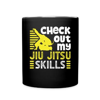 Jujutsu Découvrez mes compétences de Jiu Jitsu Arts Martiaux - Mug uni - noir - Devant