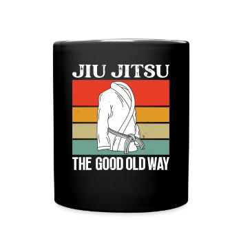 Jiu Jitsu Good Old Way Jujutsu Martial Arts MMA - Tasse einfarbig - Schwarz - Vorne