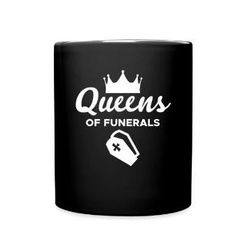 Queen Of Funerals Chemise Cadeau Undertaker - Mug uni - noir - Devant