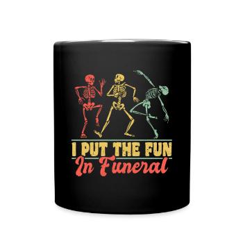 J’ai mis le plaisir dans Funeral Shirt Undertaker - Mug uni - noir - Devant