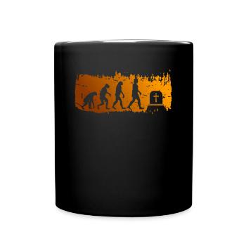 Evolution Undertaker Shirt Cadeau - Mug uni - noir - Devant