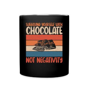 Cadeaux pour amateurs de chocolat - Mug uni - noir - Devant