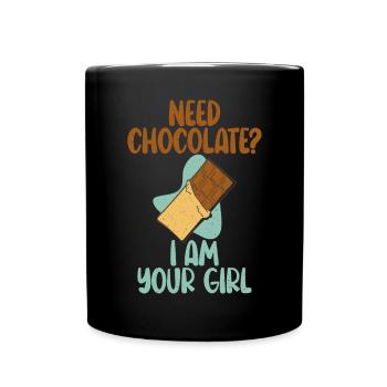Cadeaux pour amateurs de chocolat - Mug uni - noir - Devant