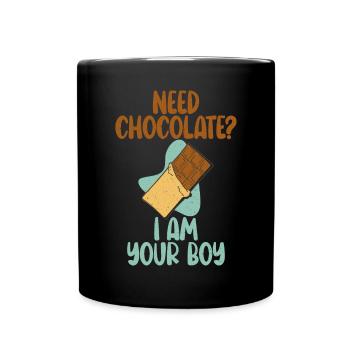 Cadeaux pour amateurs de chocolat - Mug uni - noir - Devant