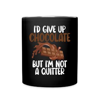 Chocolate Lover Gifts - Full Colour Mug - black - Front