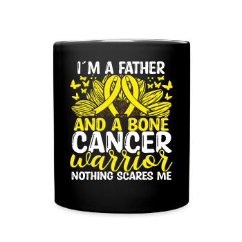 Cancer des os Mois du ruban Mouvement Papa Père - Mug uni - noir - Devant