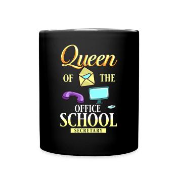Secrétaire d’école Secrétariat de l’école Bureau du personnel - Mug uni - noir - Devant