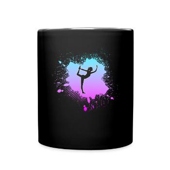 Yoga - Full Colour Mug - black - Front