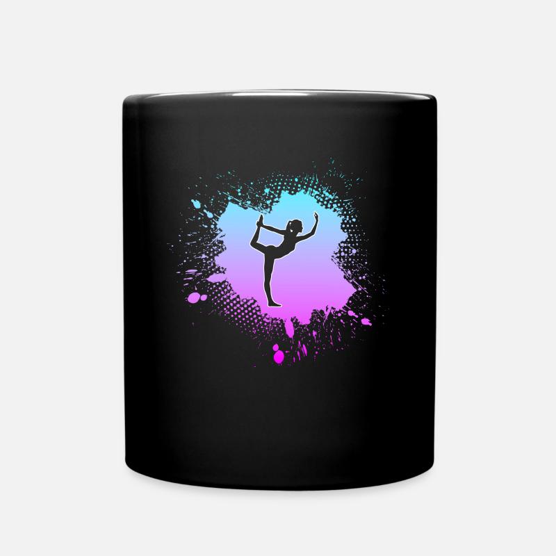 Yoga - Tasse einfarbig - Schwarz