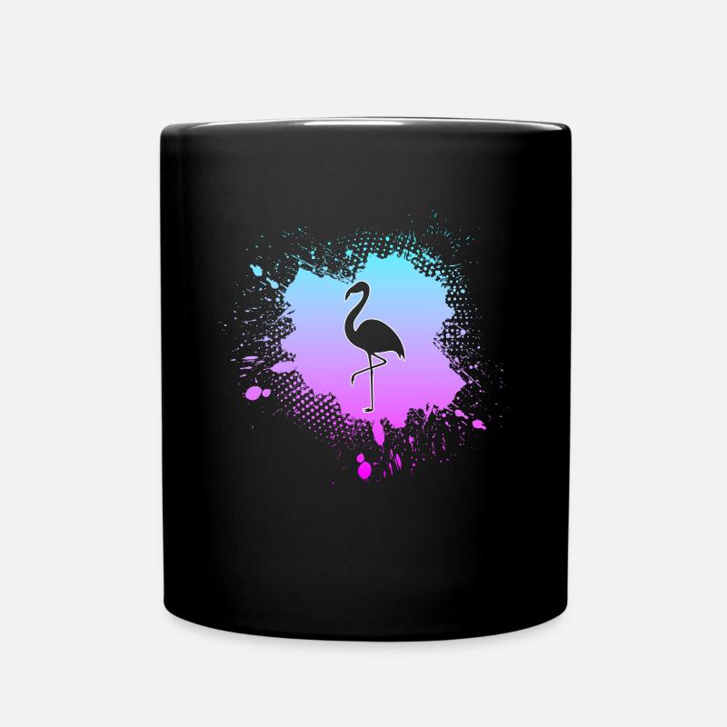 Flamingo - Tasse einfarbig - Schwarz