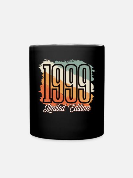 1999 Année de naissance Anniversaire Année de construction Vintage Rétro - Mug uni - noir
