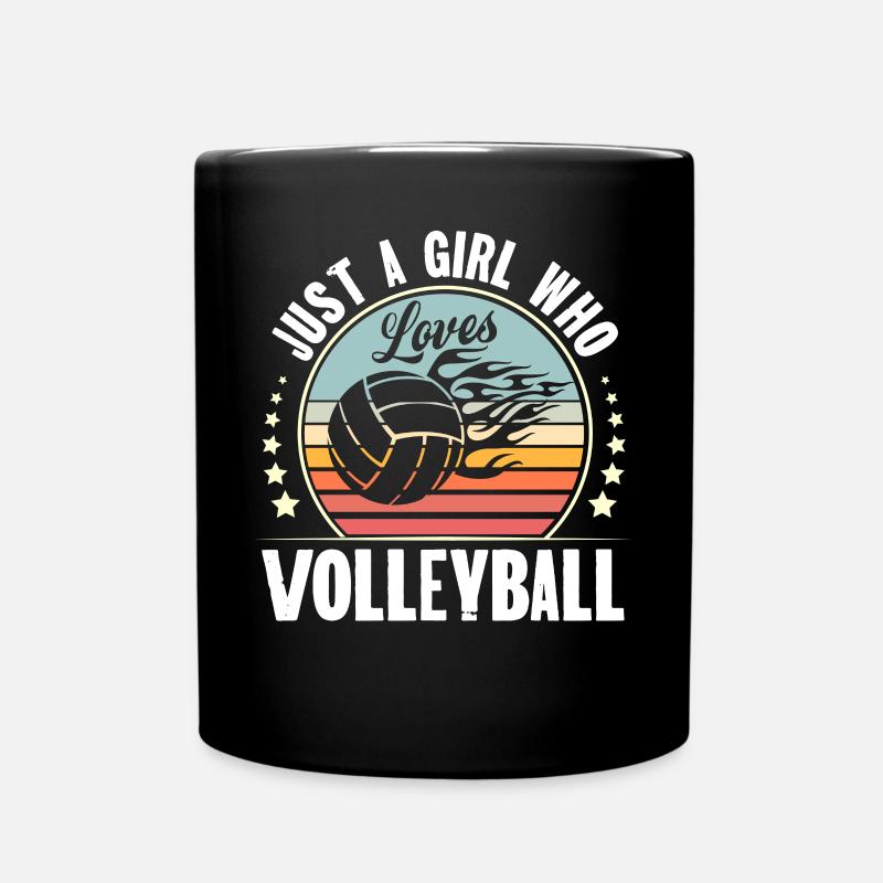 Volley-ball - Mug uni - noir