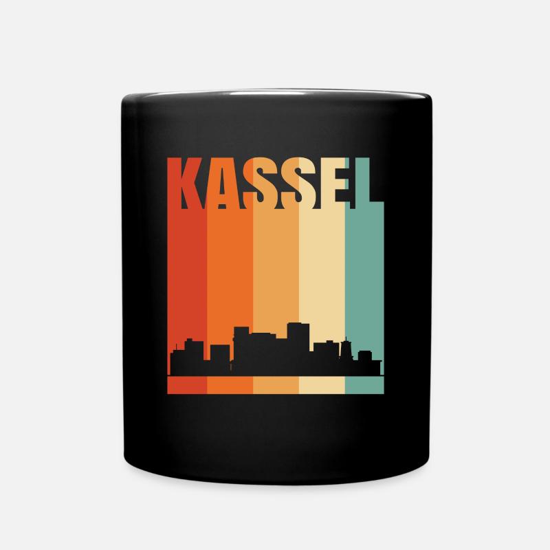 Kassel - Tasse einfarbig - Schwarz