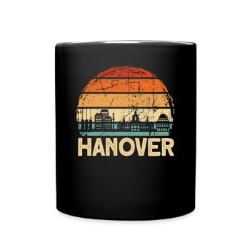 Hannover - Tasse einfarbig - Schwarz - Vorne