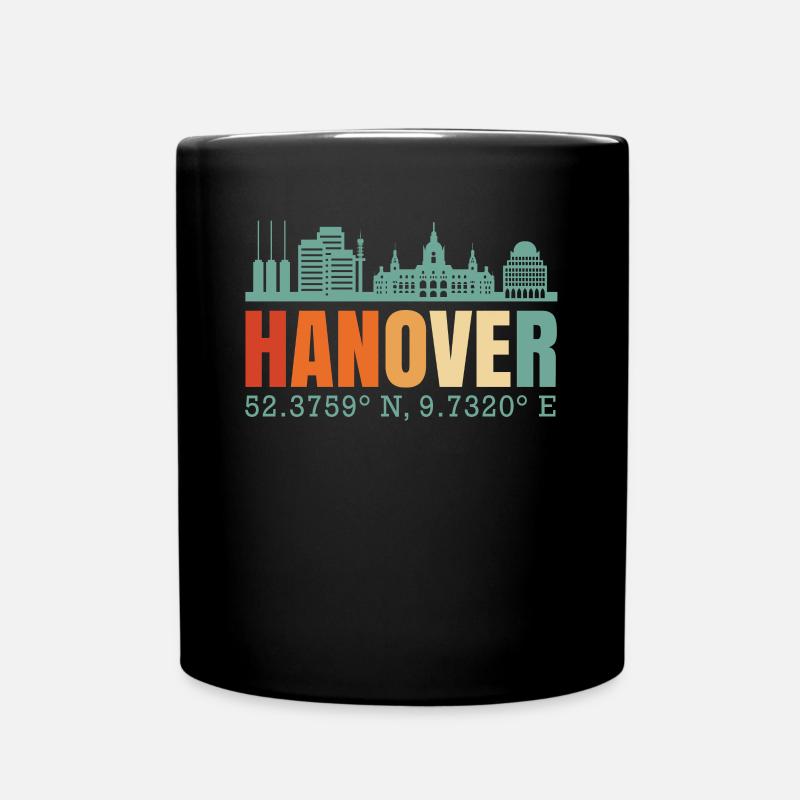 Hannover - Tasse einfarbig - Schwarz