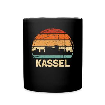Kassel - Tasse einfarbig - Schwarz - Vorne