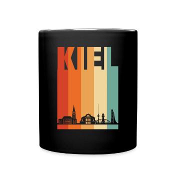 Kiel - Tasse einfarbig - Schwarz - Vorne