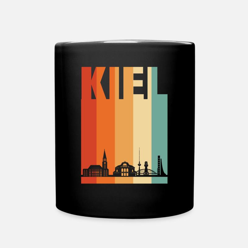 Kiel - Tasse einfarbig - Schwarz
