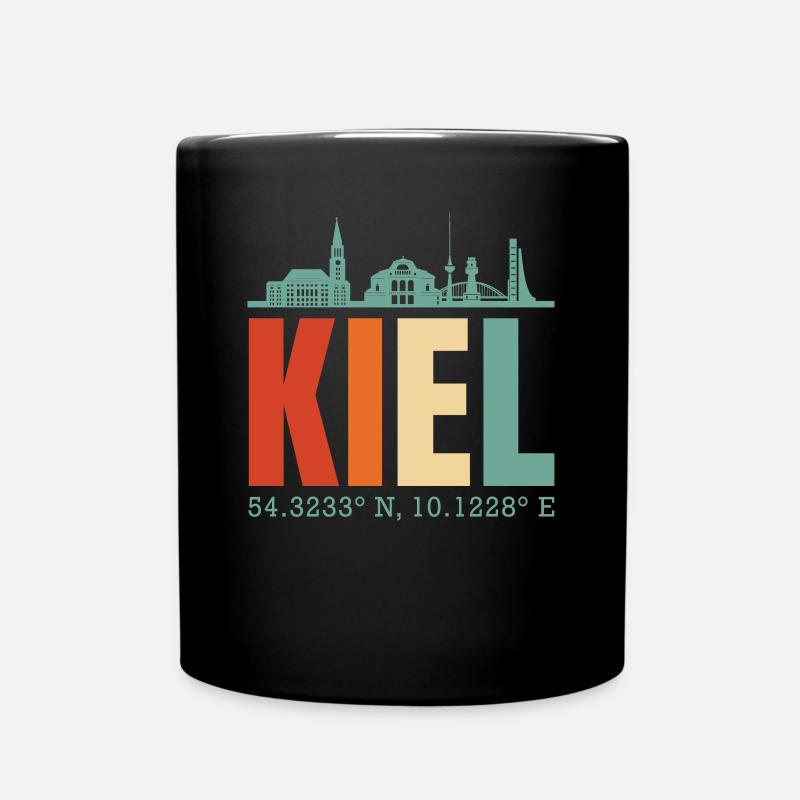Kiel - Tasse einfarbig - Schwarz