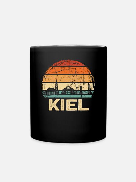 Kiel - Tasse einfarbig - Schwarz