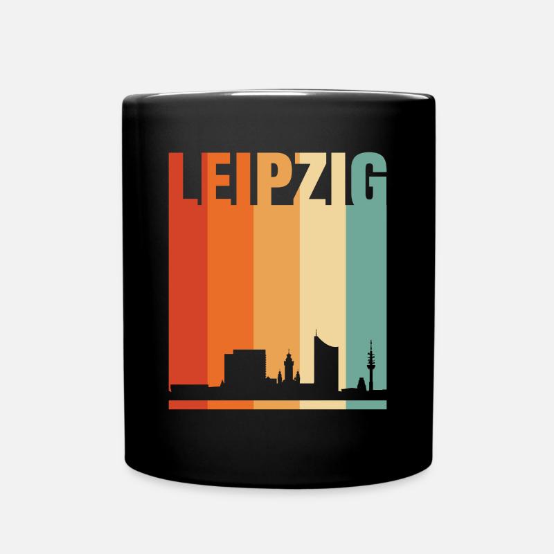 Leipzig - Tasse einfarbig - Schwarz