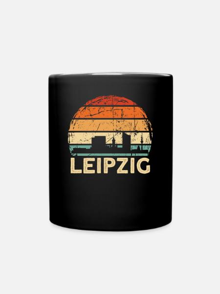 Leipzig - Tasse einfarbig - Schwarz