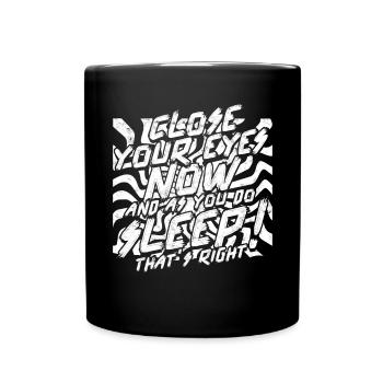 hypnotic hypnotize hypnotist - Full Colour Mug - black - Front