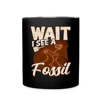 archäologe archäologie geschenk geschenkidee archä - Tasse einfarbig - Schwarz - Vorne