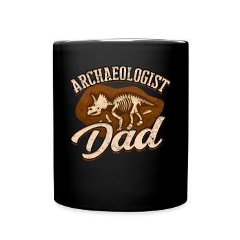 archäologe archäologie geschenk geschenkidee archä - Tasse einfarbig - Schwarz - Vorne