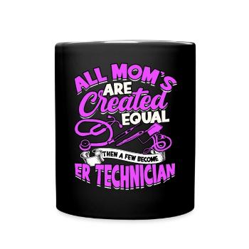 Emergency Department Nurse Hospital Hospitals - Full Colour Mug - black - Front