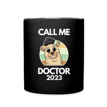 Doctoral thesis Doctorate Doctorate 2023 Doctor - Full Colour Mug - black - Front