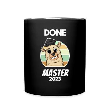 Master 2023 - Tasse einfarbig - Schwarz - Vorne