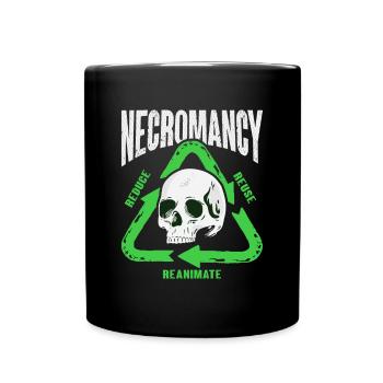 Conception de recyclage de nécromanciens morts-vivants pour un - Mug uni - noir - Devant