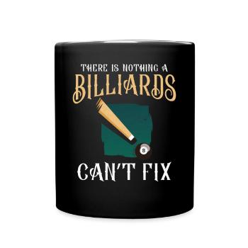 Billiards Pool Player Ball There - Full Colour Mug - black - Front