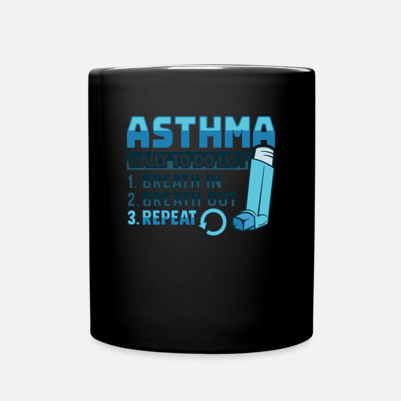 Albuterol Asthma Astmatist - Full Colour Mug - black
