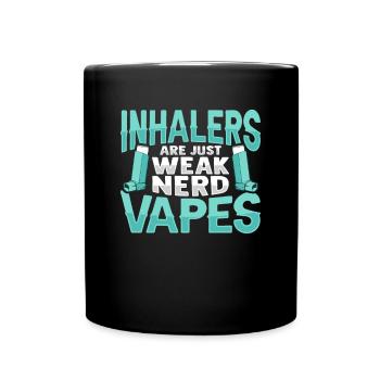 Albuterol Asthma Astmatiker - Tasse einfarbig - Schwarz - Vorne
