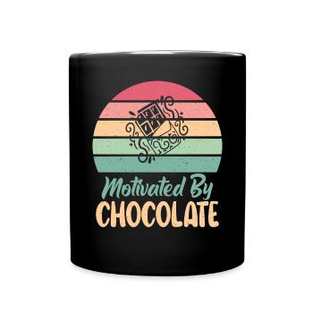 Cadeaux pour amateurs de chocolat - Mug uni - noir - Devant