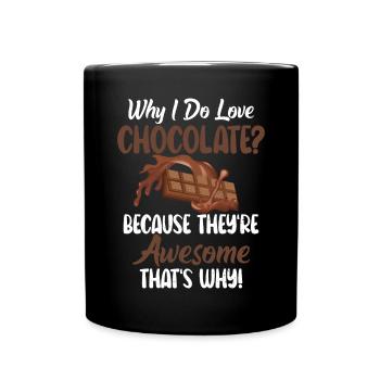 Cadeaux pour amateurs de chocolat - Mug uni - noir - Devant