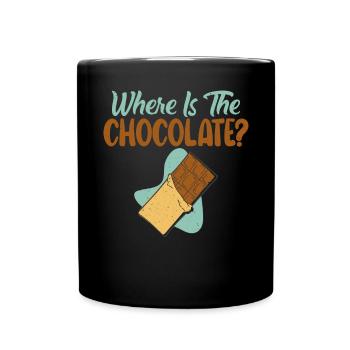 Cadeaux pour amateurs de chocolat - Mug uni - noir - Devant