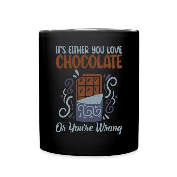 Cadeaux pour amateurs de chocolat - Mug uni - noir - Devant