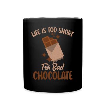 Cadeaux pour amateurs de chocolat - Mug uni - noir - Devant