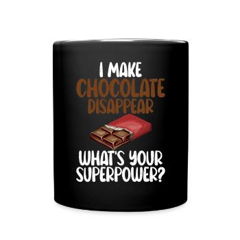 Chocolate Lover Gifts - Full Colour Mug - black - Front