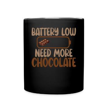 Chocolate Lover Gifts - Full Colour Mug - black - Front