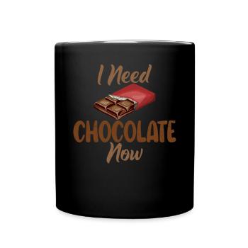 Cadeaux pour amateurs de chocolat - Mug uni - noir - Devant