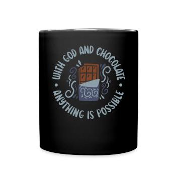 Cadeaux pour amateurs de chocolat - Mug uni - noir - Devant