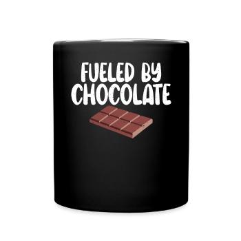 Chocolate Lover Gifts - Full Colour Mug - black - Front
